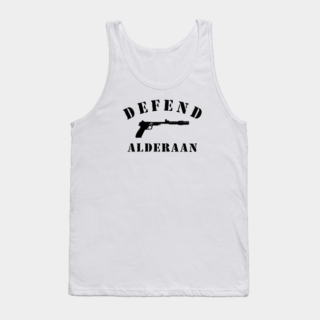 Defend Alderaan Tank Top by Punk Robot